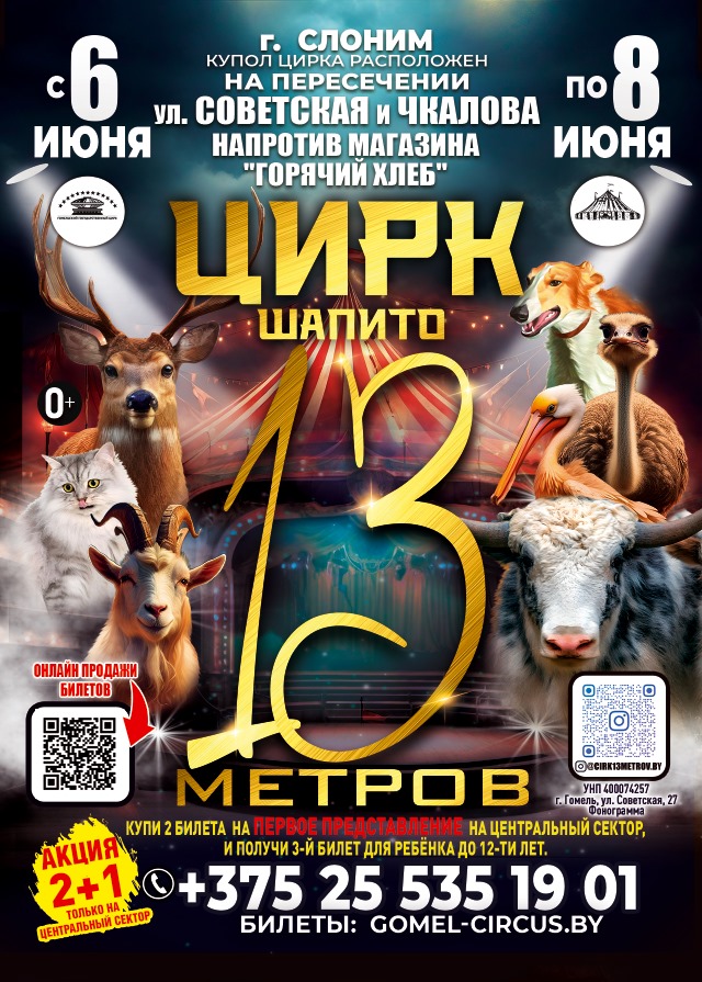 Фото - постер к Цирк Шапито 13 метров г. Слоним на kudapoiti.by