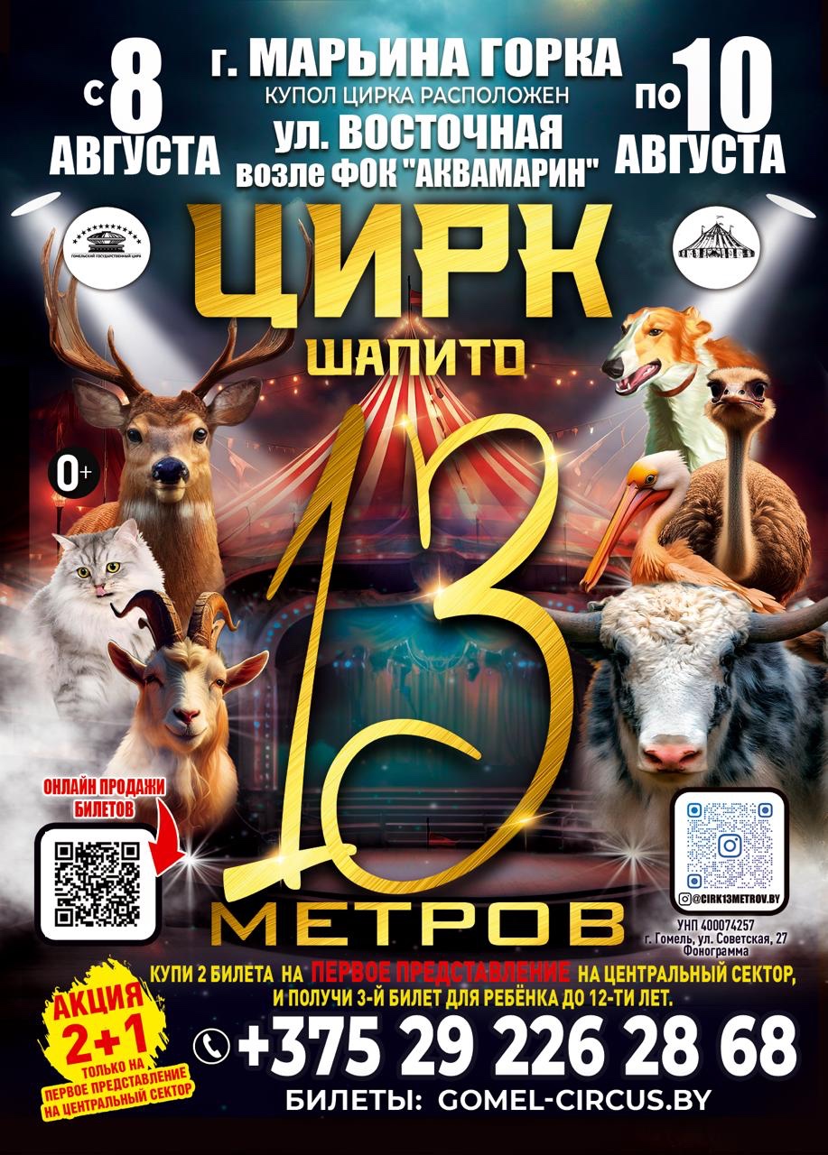 Фото - постер к Цирк Шапито 13 метров г. Марьина Горка на kudapoiti.by