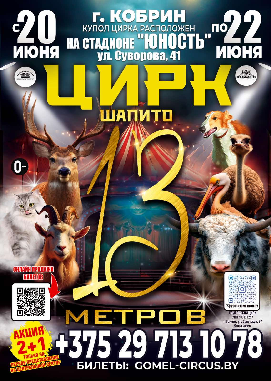 Фото - постер к Цирк Шапито 13 метров г. Кобрин на kudapoiti.by