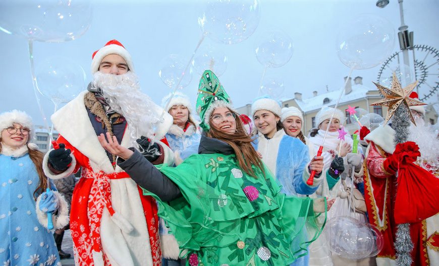  Новый год верхний город Минск