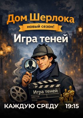 Фото - постер к Квесты и квизы Квиз Дом Шерлока. Сезон Игра теней на kudapoiti.by